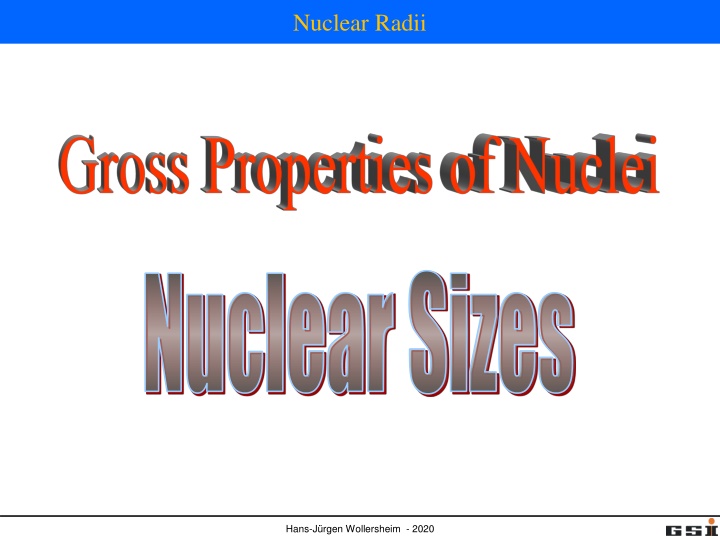 nuclear radii