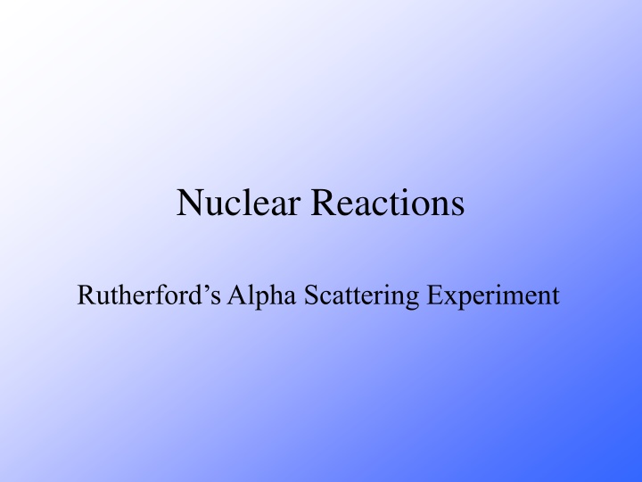 nuclear reactions