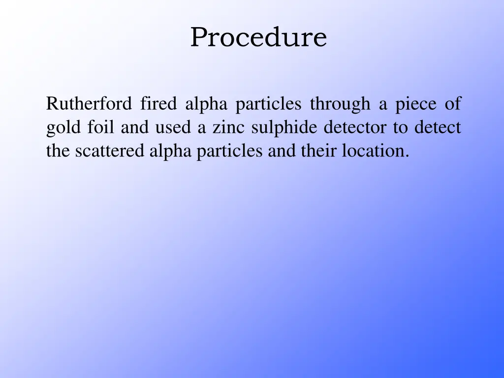 procedure