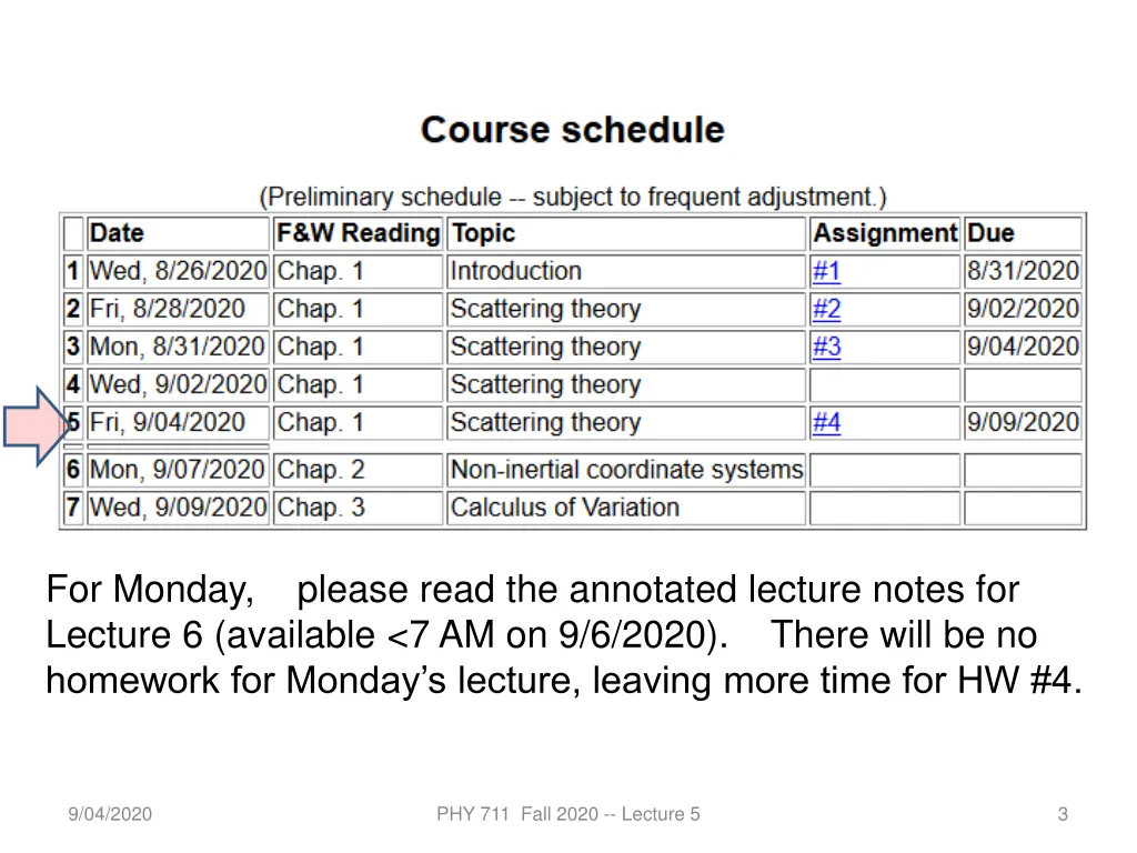 for monday please read the annotated lecture