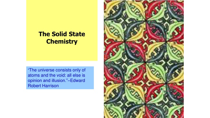 the solid state chemistry