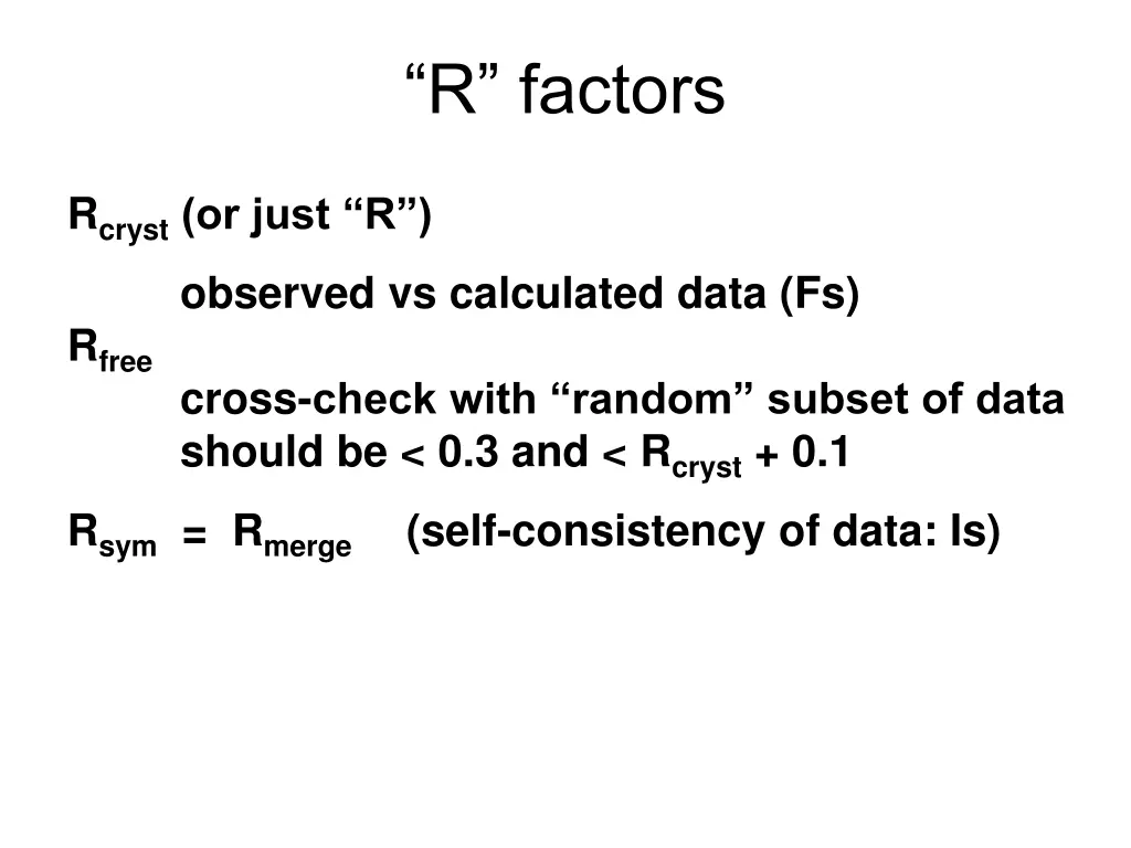 r factors 2