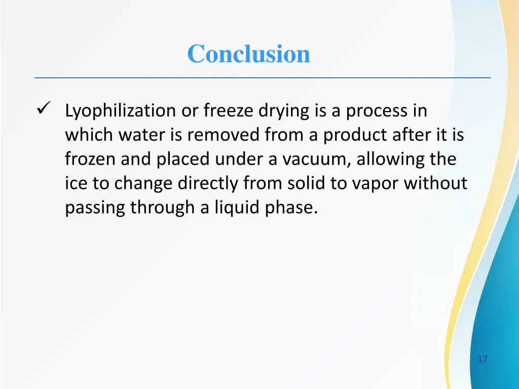 conclusion