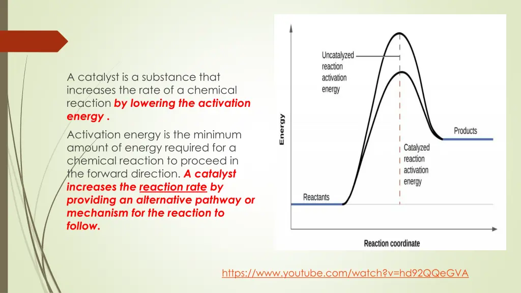 a catalyst is a substance that increases the rate