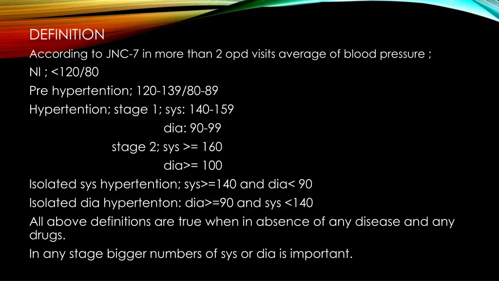 definition according to jnc 7 in more than