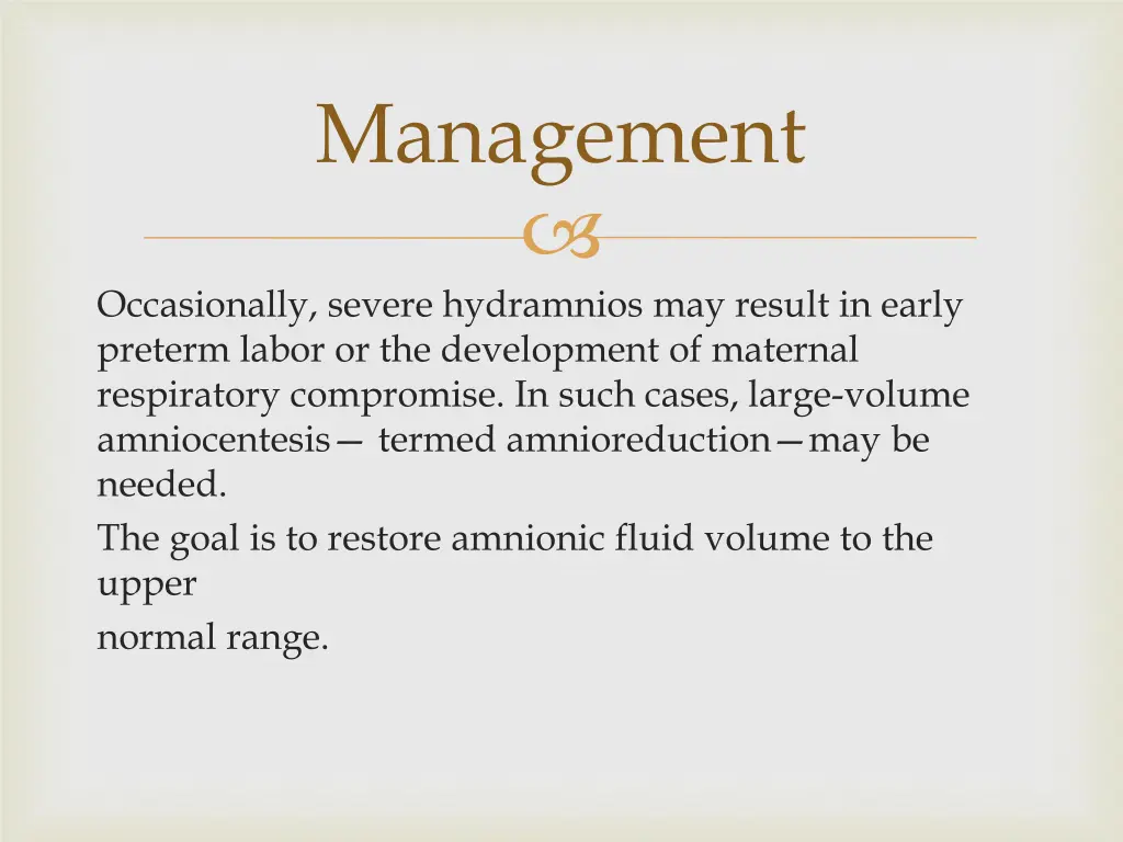 management