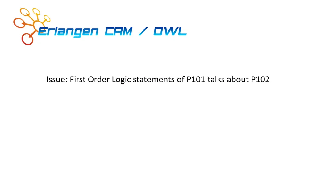 issue first order logic statements of p101 talks