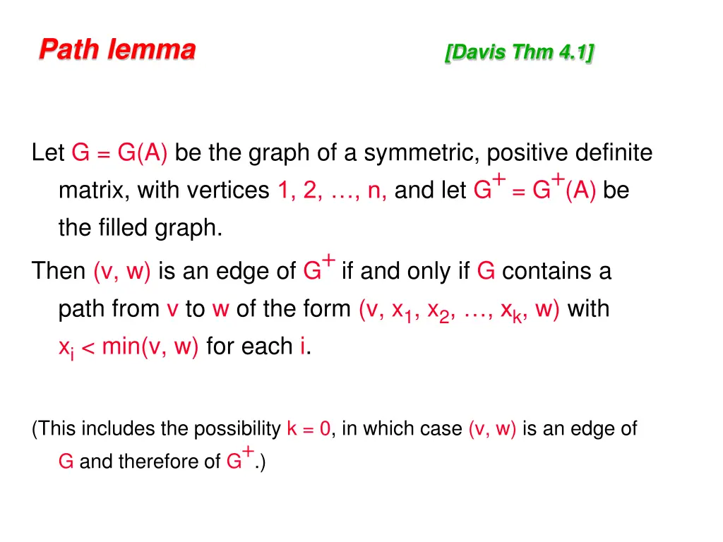 path lemma davis thm 4 1