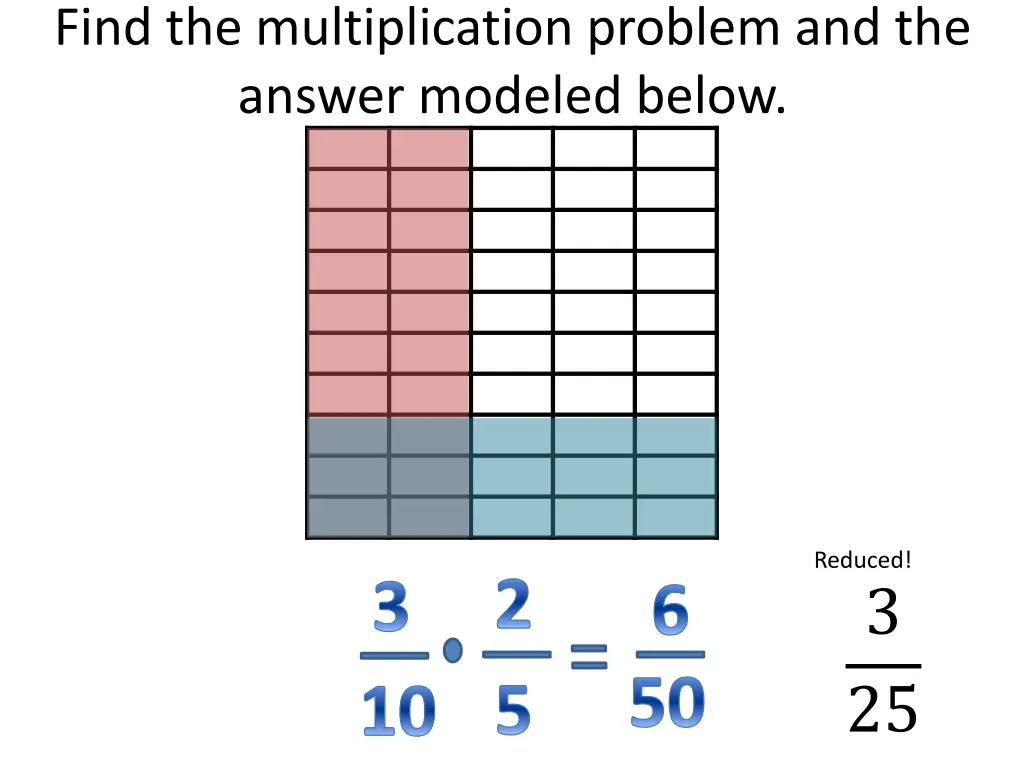 find the multiplication problem and the answer 4
