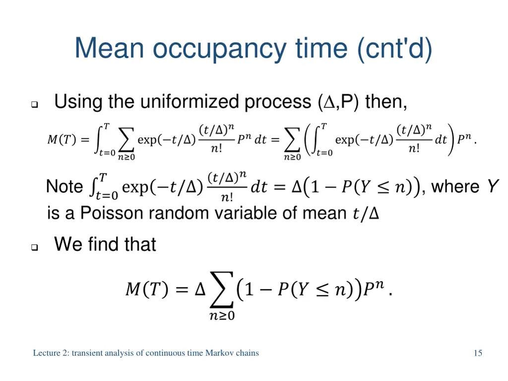mean occupancy time cnt d