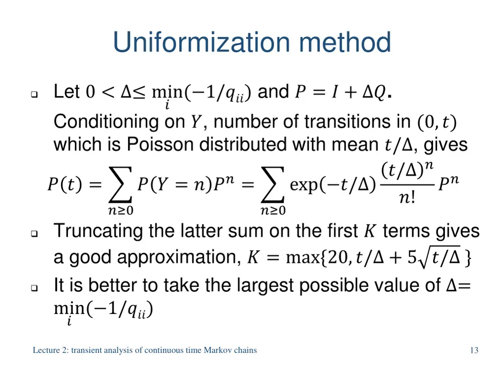 uniformization method