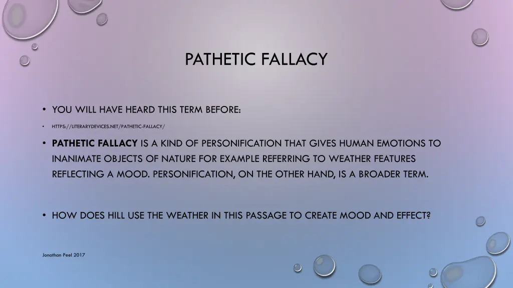 pathetic fallacy