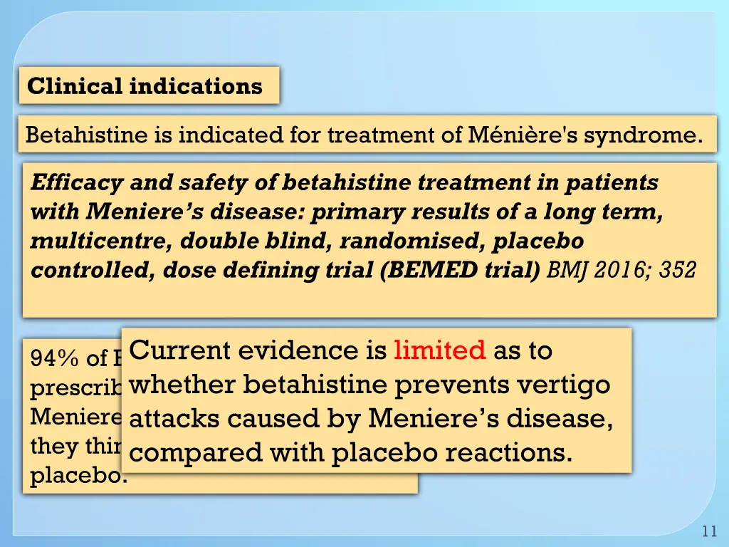 clinical indications