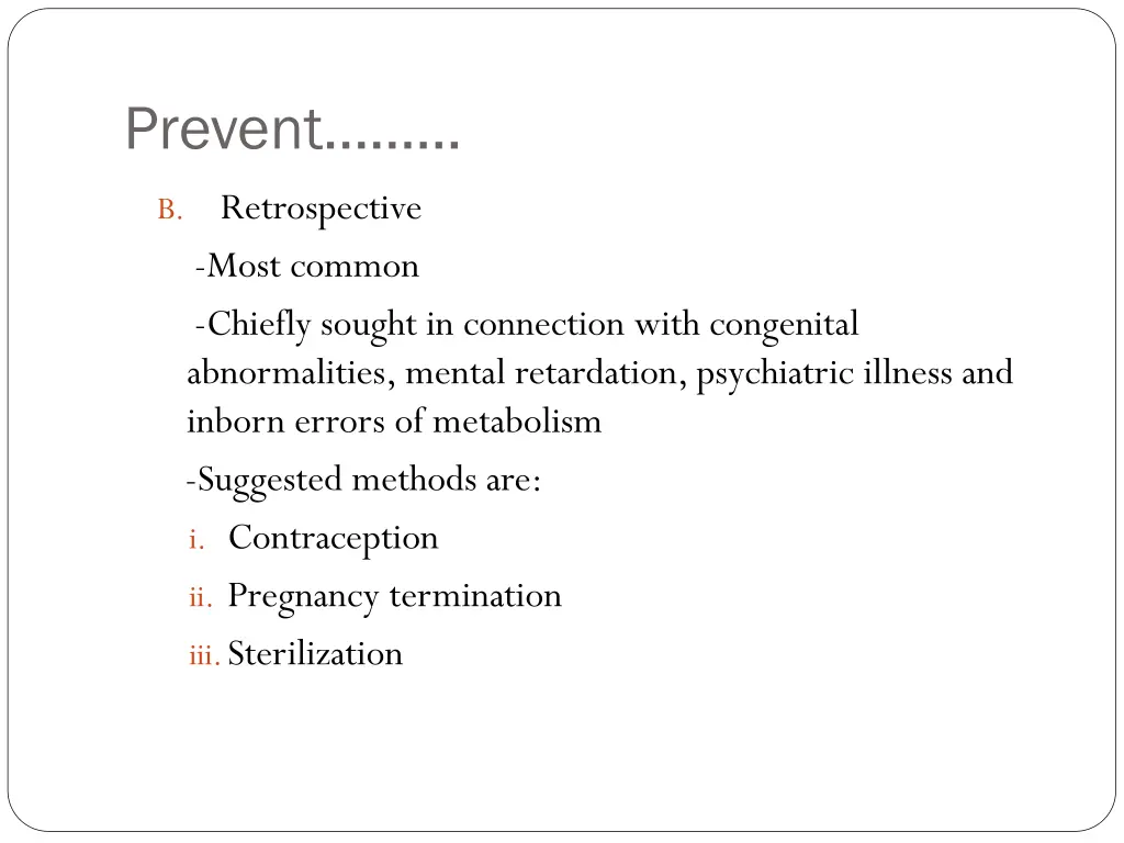 prevent 2