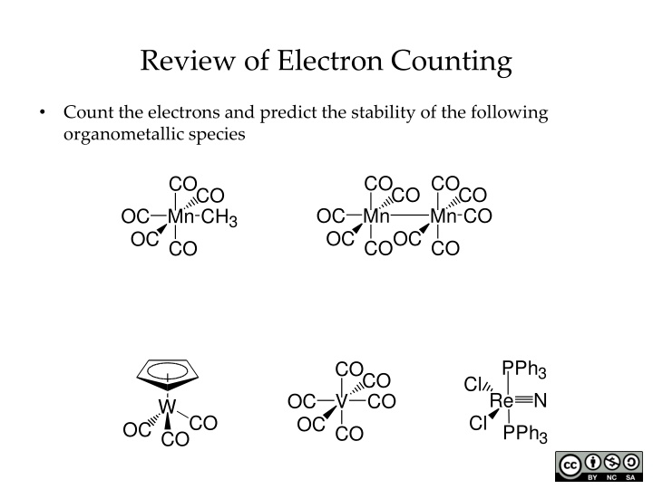 review of electron counting