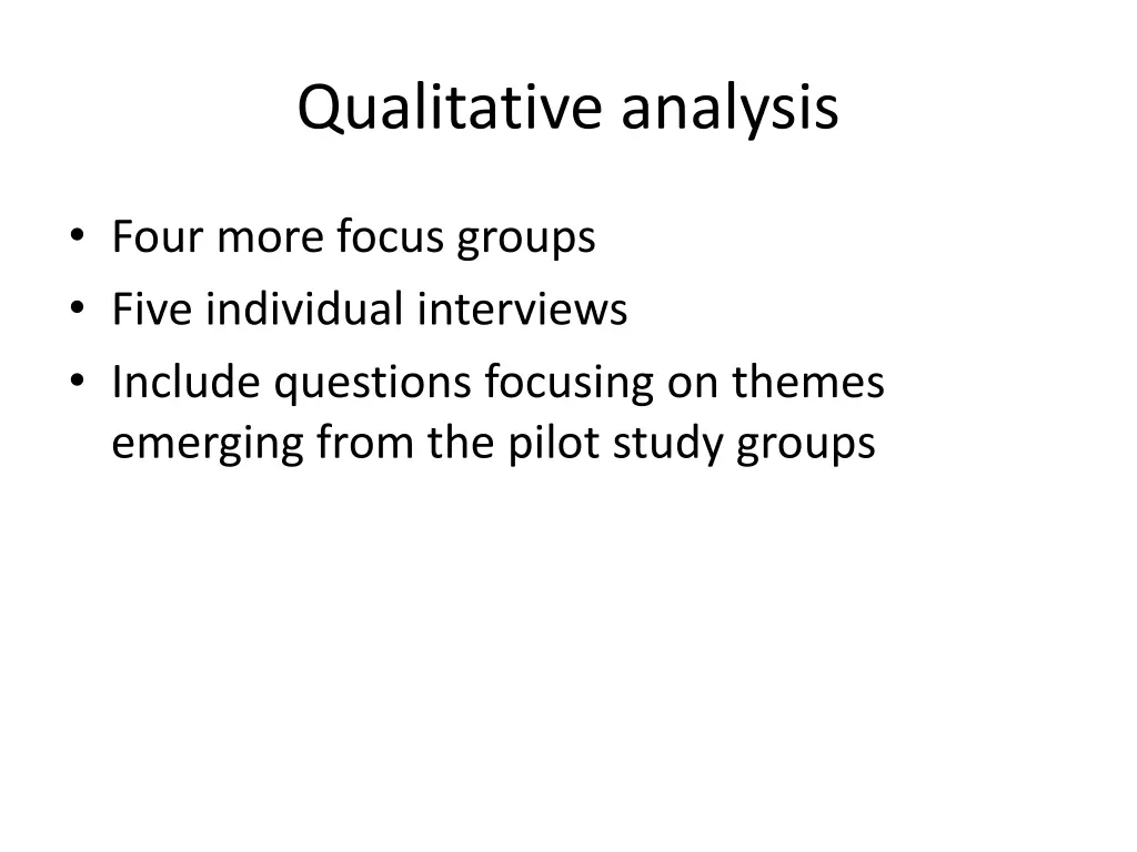 qualitative analysis 1