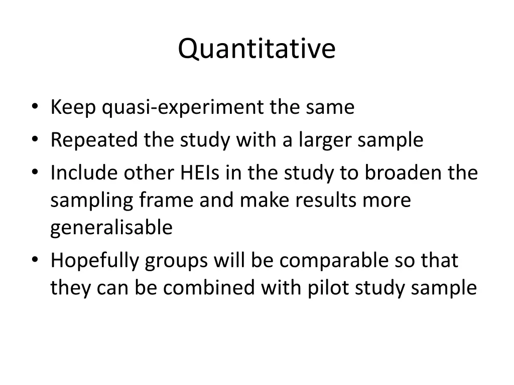 quantitative