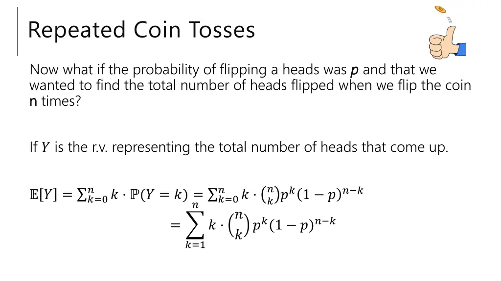 repeated coin tosses