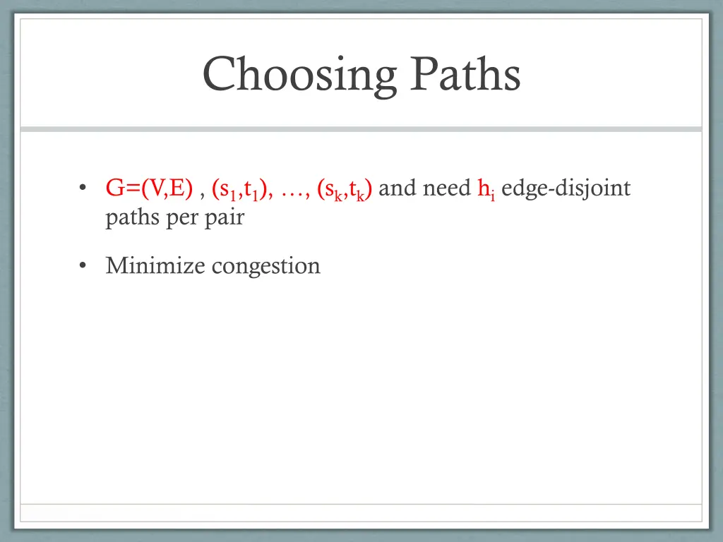 choosing paths