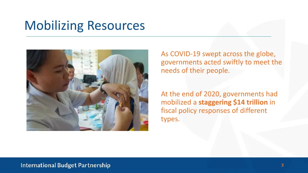 mobilizing resources
