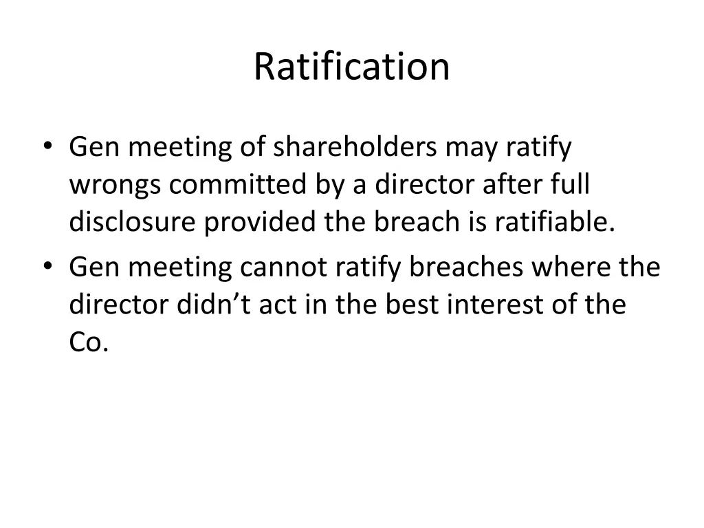 ratification