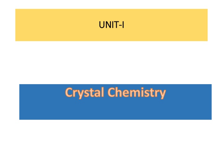 unit unit i i