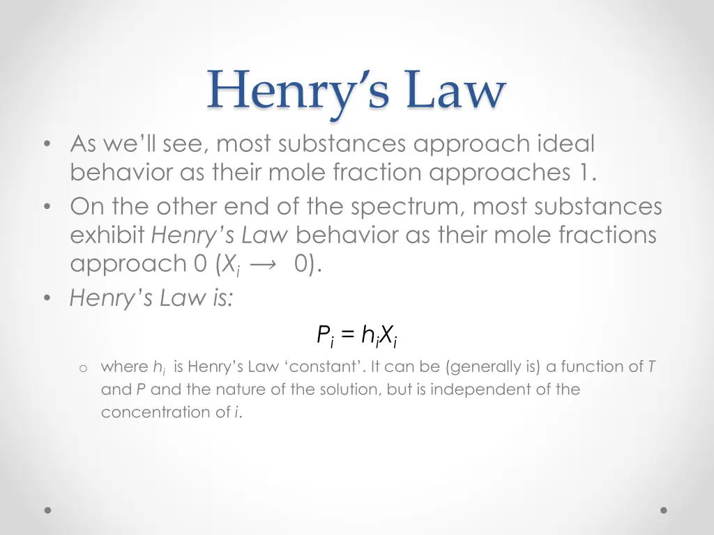 henry s law