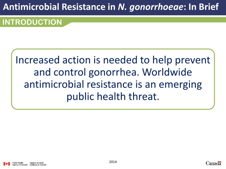 antimicrobial resistance in n gonorrhoeae in brief