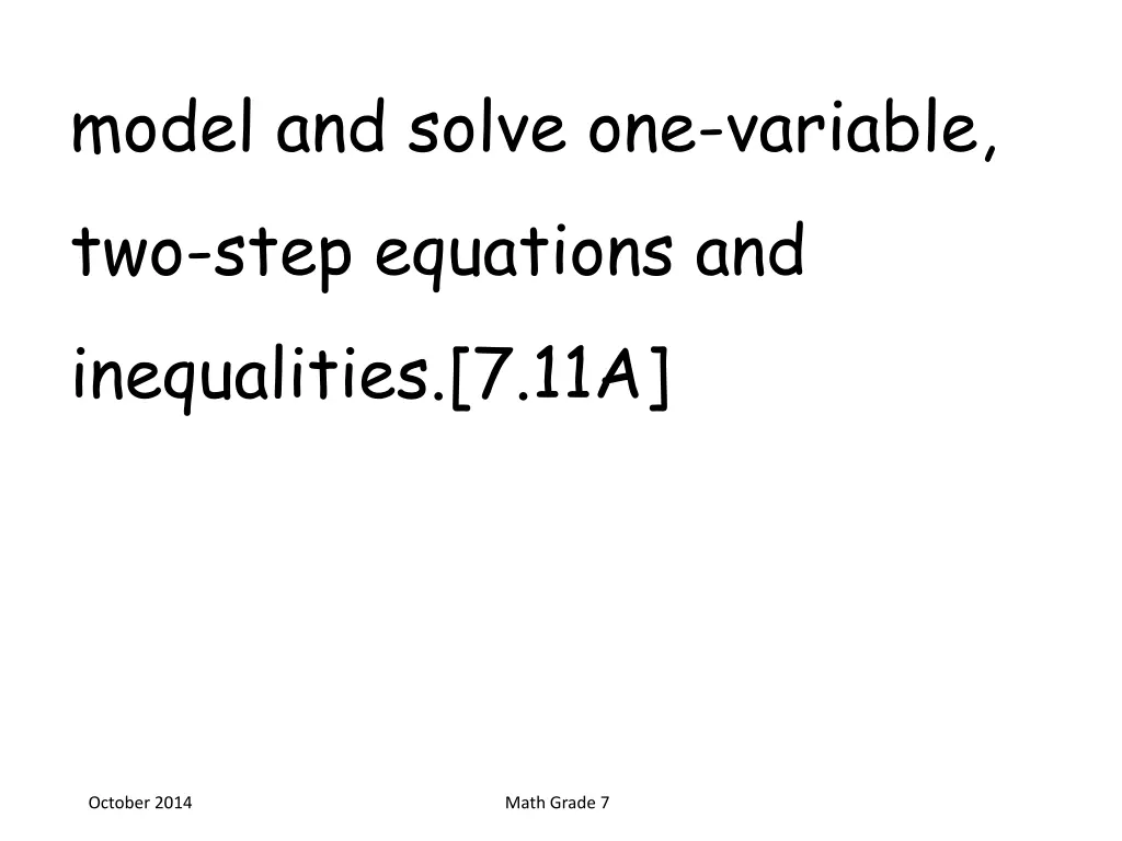 model and solve one variable two step equations