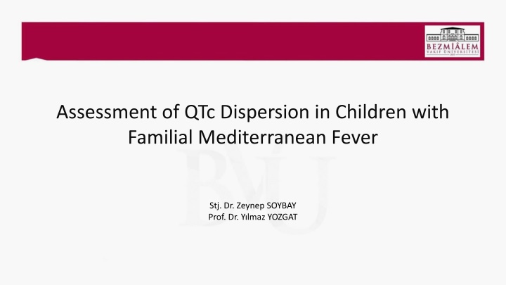 assessment of qtc dispersion in children with