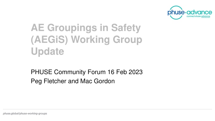 ae groupings in safety aegis working group update
