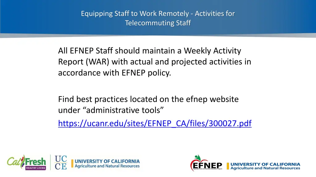 equipping staff to work remotely activities 1