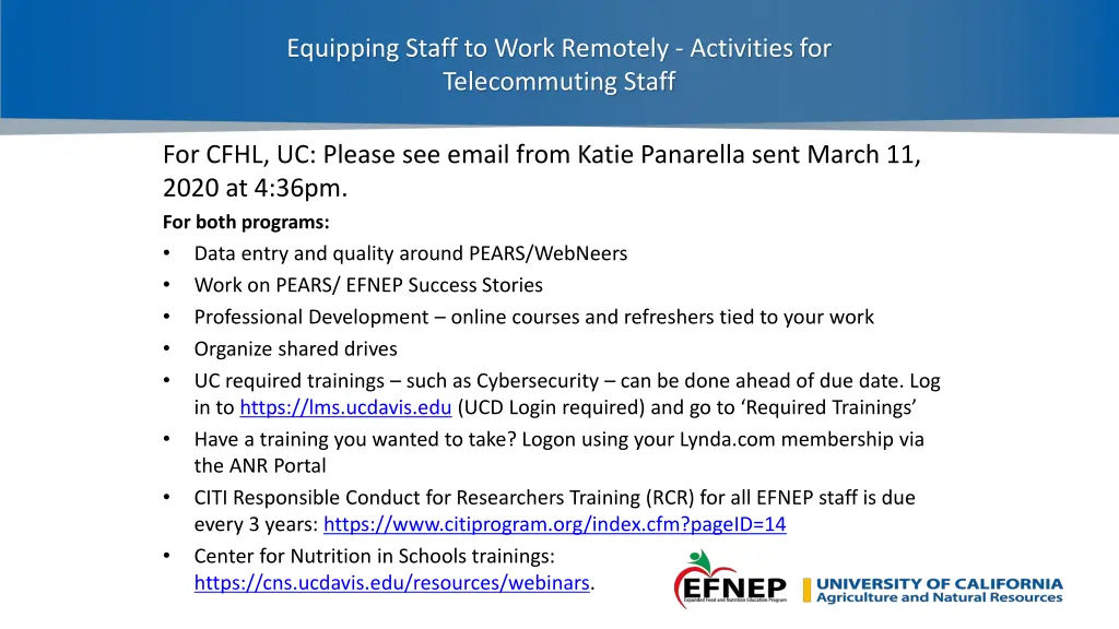 equipping staff to work remotely activities 2