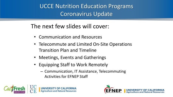 ucce nutrition education programs coronavirus