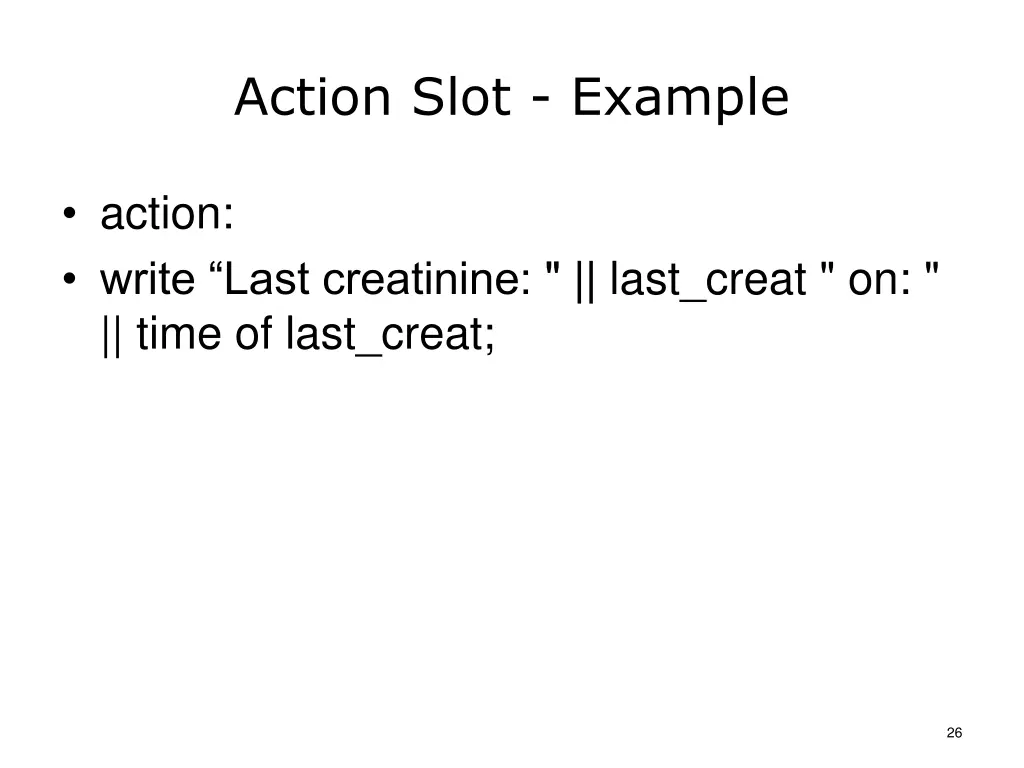 action slot example