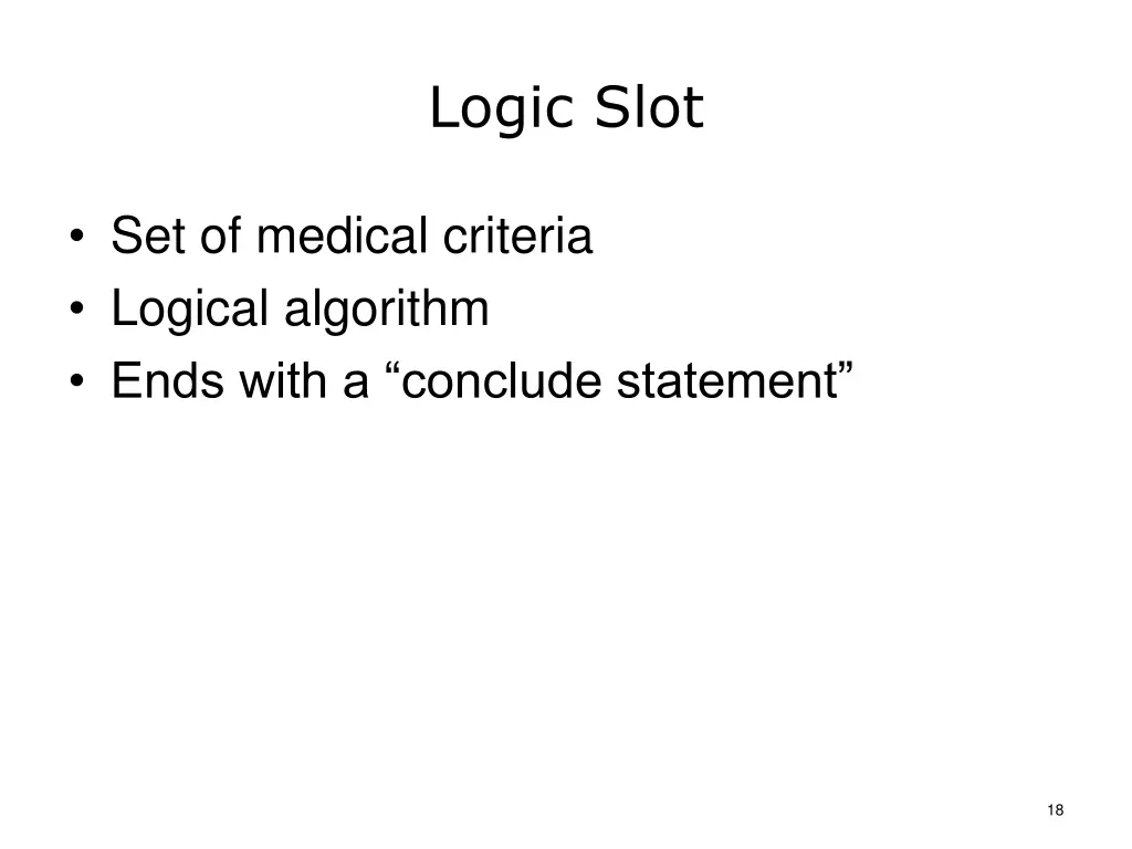 logic slot