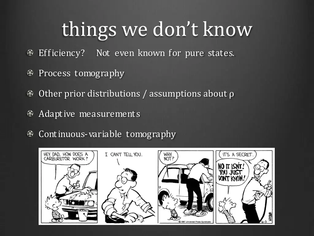 things we don t know