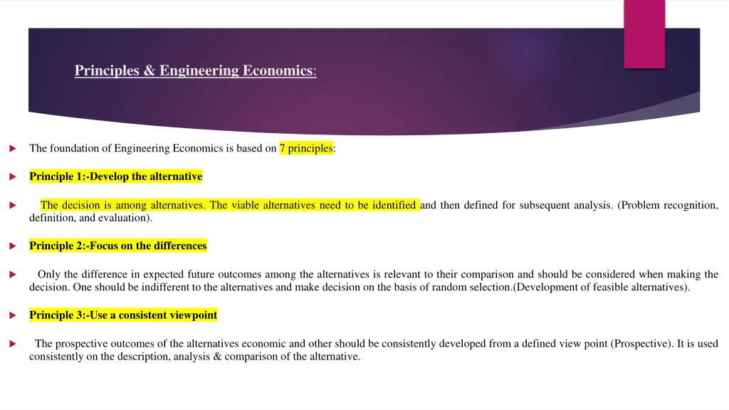 principles engineering economics