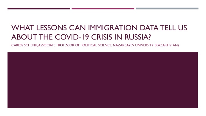 what lessons can immigration data tell us about