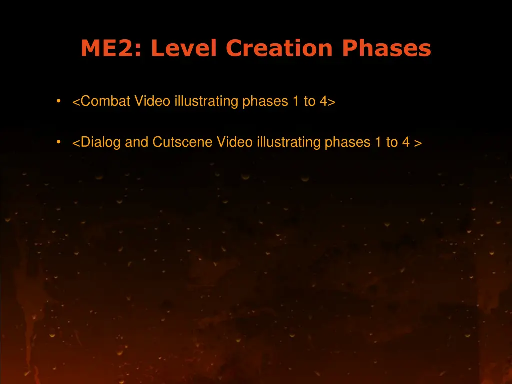 me2 level creation phases 7