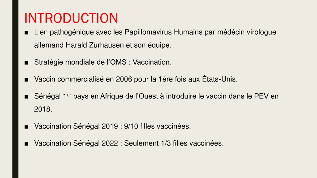 introduction lien pathog nique avec