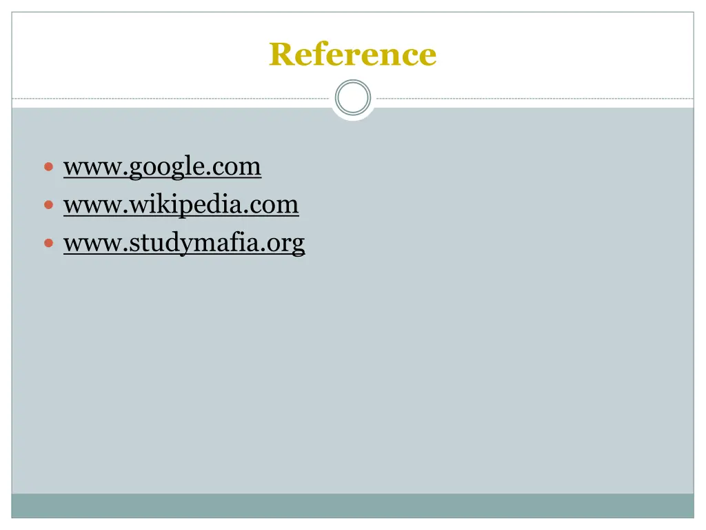 reference