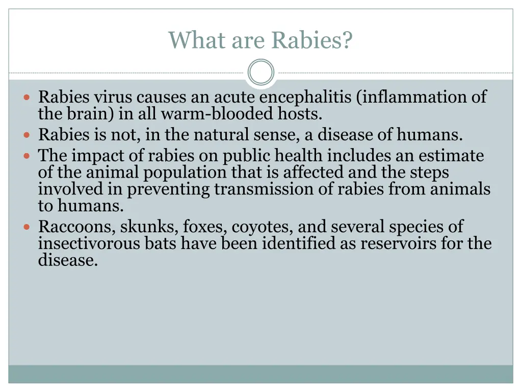 what are rabies