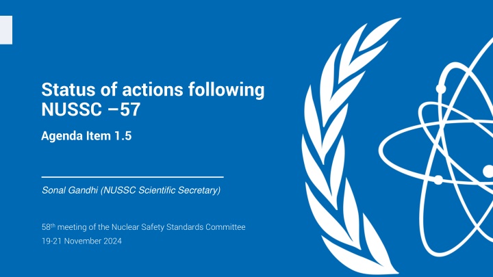 status of actions following nussc 57