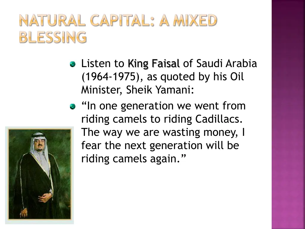 natural capital a mixed blessing