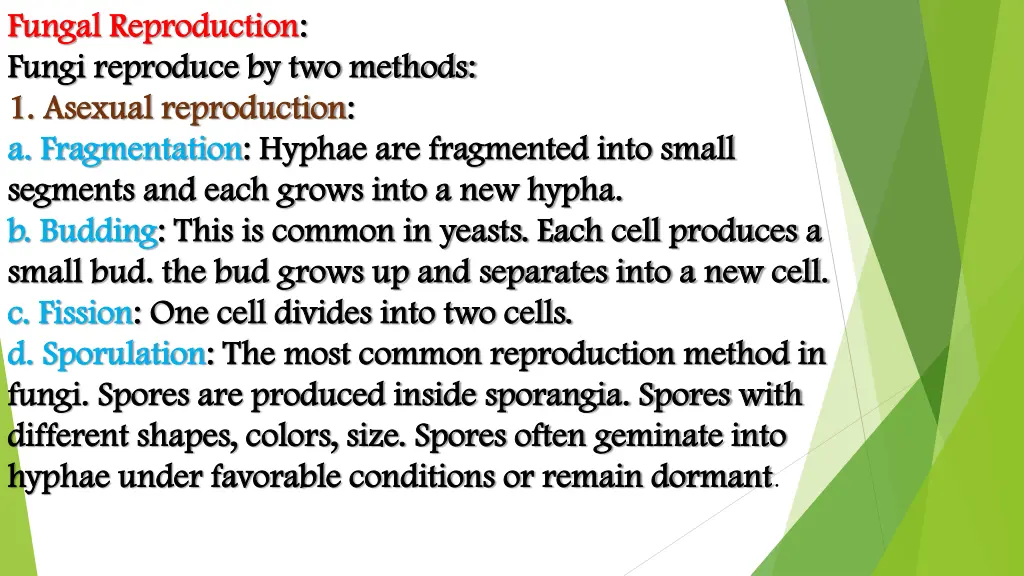 fungal reproduction fungal reproduction fungi