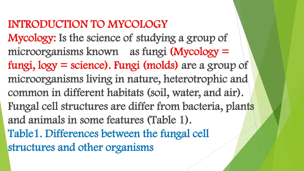 introduction to mycology introduction to mycology