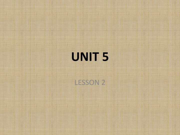 unit 5