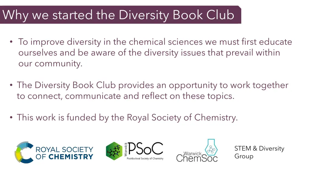 why we started the diversity book club