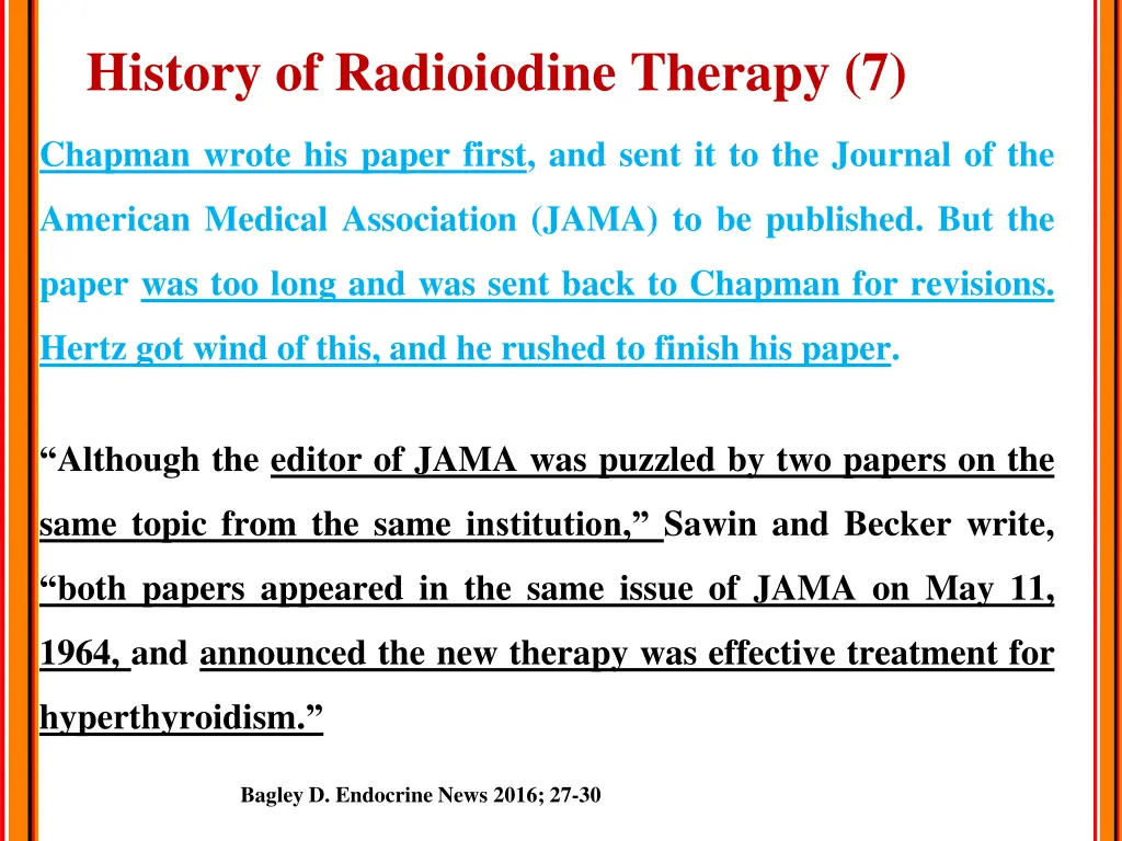 history of radioiodine therapy 7